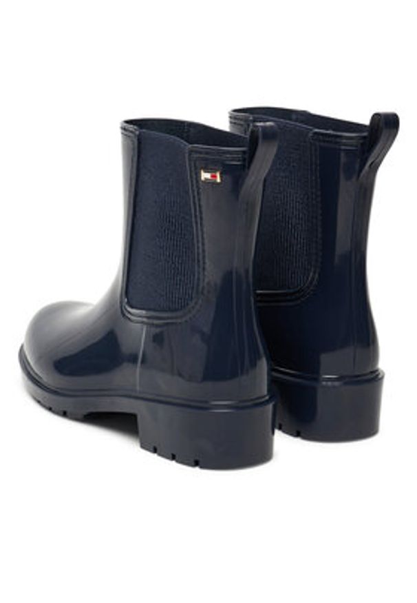 TOMMY HILFIGER - Tommy Hilfiger Kalosze Flag Hardware FW0FW08966 Granatowy. Kolor: niebieski. Materiał: syntetyk