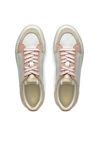 Geox Sneakersy D Emmeleny D550UE 022BC C5825 Biały. Kolor: biały. Materiał: skóra, zamsz #5