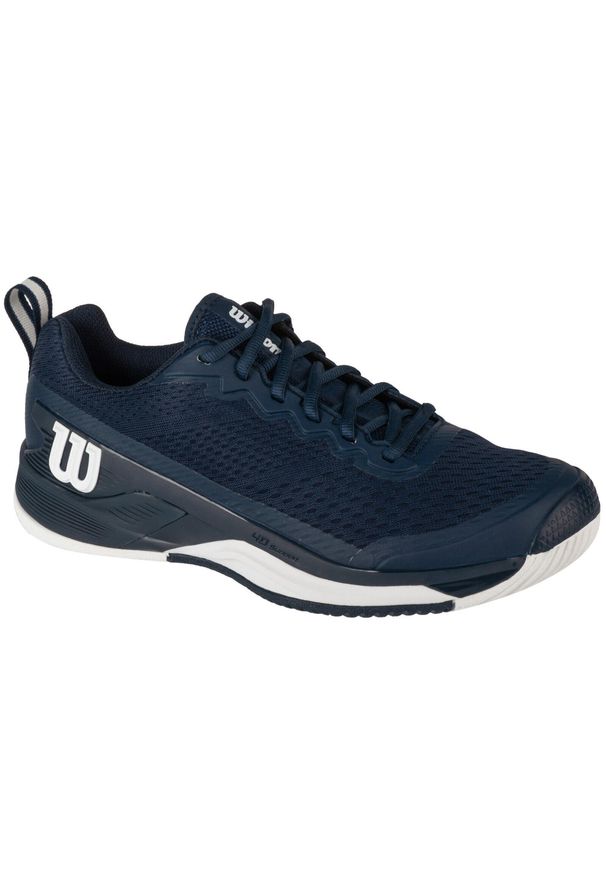 Wilson - Buty do tenisa męskie, Rush Pro 4.5. Kolor: niebieski. Materiał: materiał, tkanina, syntetyk. Sport: tenis