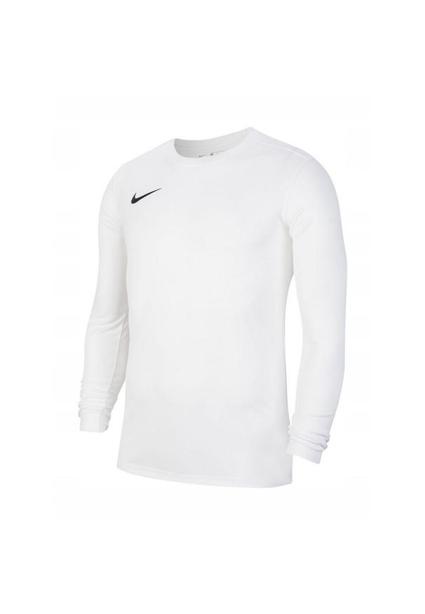 Nike - Męska Koszulka Z Długim Rękawem Park VII Jersey DriFIT. Kolor: biały. Materiał: jersey. Długość rękawa: długi rękaw. Długość: długie