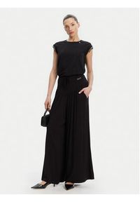 Liu Jo Bluzka WA5158 J5003 Czarny Regular Fit. Kolor: czarny. Materiał: bawełna #2