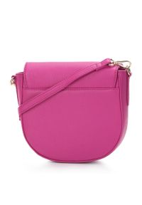 Wittchen - Damska torebka saddle bag skórzana prosta różowa. Kolor: różowy. Wzór: haft. Dodatki: z haftem. Materiał: skórzane. Styl: elegancki, wizytowy #4