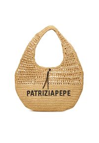 Torebka Patrizia Pepe. Kolor: beżowy