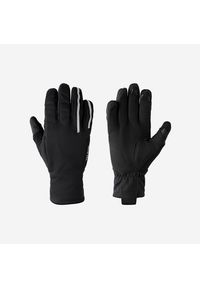 VAN RYSEL - Rękawiczki rowerowe Triban 500 zimowe. Kolor: czarny. Materiał: materiał. Sezon: zima. Sport: kolarstwo