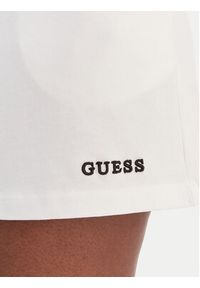 Guess Szorty sportowe E6GD01 KCRZ1 Biały Relaxed Fit. Kolor: biały. Materiał: bawełna #3