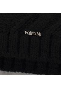 Zimowa czapka damska PaMaMi - Czarny. Kolor: czarny. Materiał: poliamid, akryl. Sezon: zima #1