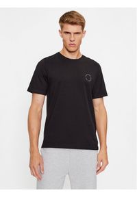 Jack & Jones - Jack&Jones T-Shirt 12235209 Czarny Regular Fit. Kolor: czarny. Materiał: bawełna