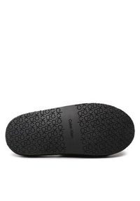 Calvin Klein Kapcie Slipper Flatform Sandal Vel HW0HW01540 Czarny. Kolor: czarny. Materiał: materiał #6
