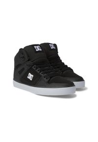 DC Shoes - Buty dla Mężczyzn PURE HIGH-TOP Czarny. Wysokość cholewki: za kostkę. Kolor: szary. Materiał: skóra, guma, tkanina #1