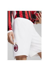 Puma - Męskie szorty AC Milan 24/25 PUMA White For All Time Red. Kolor: czerwony, biały, wielokolorowy. Sport: piłka nożna