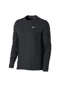Koszulka damska do biegania Nike Dri-FIT Elements CU3277. Materiał: tkanina, skóra, materiał, poliester. Długość rękawa: długi rękaw. Technologia: Dri-Fit (Nike). Długość: długie. Sport: fitness, bieganie