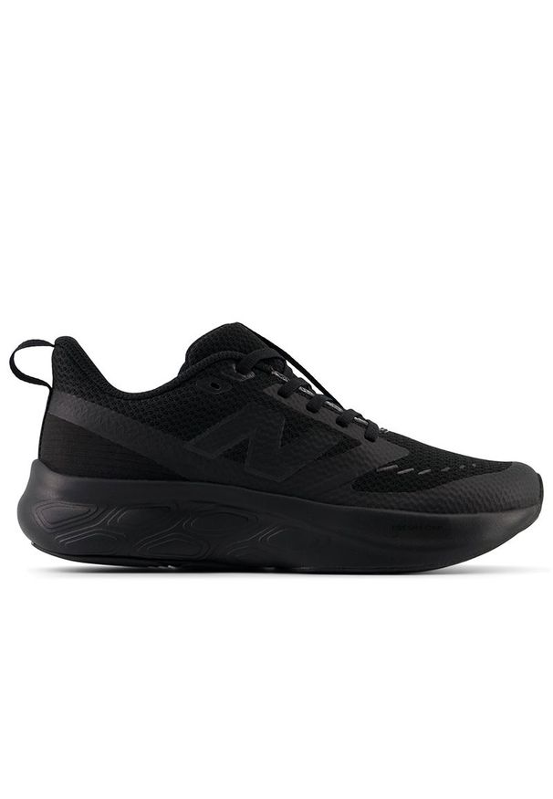 Buty młodzieżowe New Balance GK625BB - czarne. Kolor: czarny. Materiał: materiał, syntetyk, guma. Szerokość cholewki: normalna. Sport: turystyka piesza, fitness