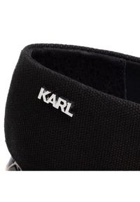 Karl Lagerfeld - KARL LAGERFELD Espadryle KL80108 Czarny. Kolor: czarny. Materiał: materiał #9