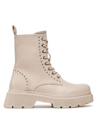 DeeZee Trzewiki WS5956-01 Beżowy. Kolor: beżowy. Materiał: skóra #1