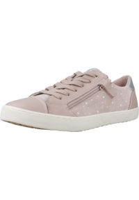 Geox - Kapcie GEOX J KILWI GIRL Rose. Kolor: różowy. Materiał: tkanina, skóra. Sport: turystyka piesza