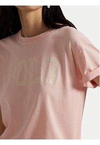 Polo Ralph Lauren T-Shirt 211965096001 Koralowy Regular Fit. Typ kołnierza: polo. Kolor: pomarańczowy. Materiał: bawełna #4