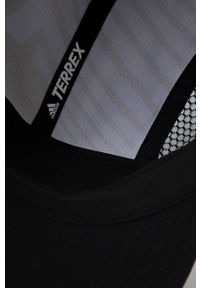 adidas Performance czapka kolor granatowy wzorzysta. Kolor: niebieski. Materiał: materiał