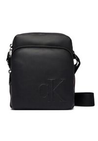 Calvin Klein Saszetka Bold Ck Pocket Reporter LV04D3368G Czarny. Kolor: czarny. Materiał: skóra #3