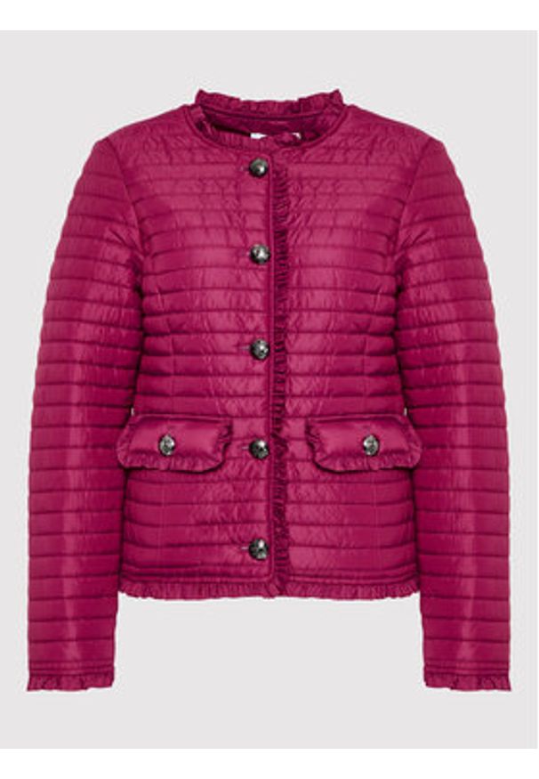 Joseph Ribkoff Kurtka przejściowa 223908 Fioletowy Regular Fit. Kolor: fioletowy. Materiał: syntetyk