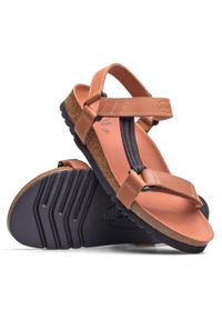 Scholl - Sandały damskie SCHOLL HEAVEN AD na rzepy. Zapięcie: rzepy. Kolor: brązowy