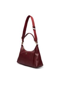 TOMMY HILFIGER - Tommy Hilfiger Torebka Th Essential Shoulder Bag AW0AW18374 Bordowy. Kolor: czerwony. Materiał: skórzane #3