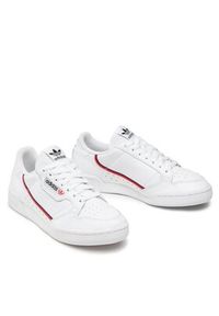 Adidas - adidas Buty Continental 80 Shoes G27706 Biały. Kolor: biały. Materiał: skóra