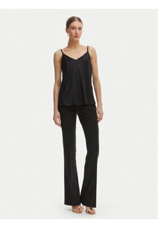 Rinascimento Spodnie materiałowe CFC0127876003 Czarny Slim Fit. Kolor: czarny. Materiał: syntetyk