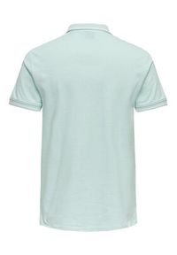 Only & Sons Polo Fletcher 22024827 Zielony Regular Fit. Typ kołnierza: polo. Kolor: zielony. Materiał: bawełna #7