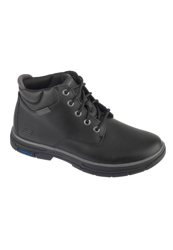 skechers - Buty zimowe męskie, Segment 2.0 - Brogden. Kolor: czarny. Sezon: zima