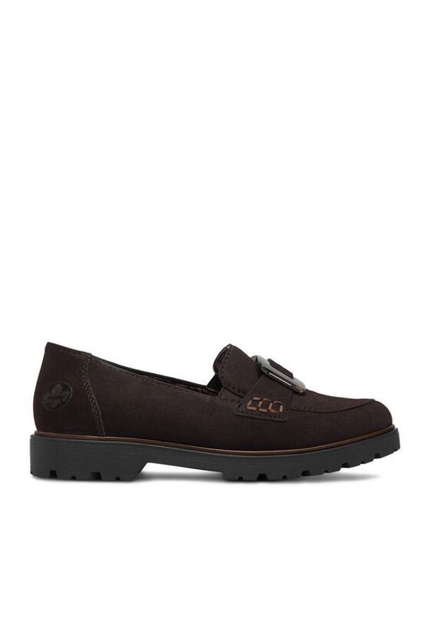 Rieker Loafersy CEO-45553-25 Brązowy ciemny. Kolor: brązowy. Materiał: skóra