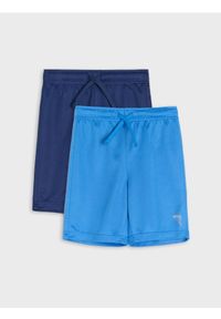Sinsay - Szorty 2 pack Active - błękitny. Kolor: niebieski