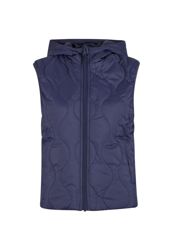 Damska kurtka bez rękawów Urban Classics Super Light. Kolor: niebieski. Materiał: materiał, puch. Długość rękawa: bez rękawów