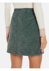 Vero Moda Spódnica mini Etta 10315342 Zielony Regular Fit. Kolor: zielony. Materiał: bawełna