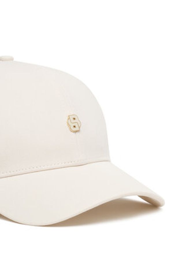 BOSS Czapka z daszkiem Ari-B-Icon 50555583 Biały. Kolor: biały. Materiał: bawełna