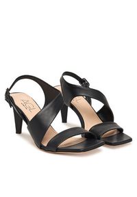 AGL Sandały D689007PCSOFTY0000 Czarny. Kolor: czarny. Materiał: skóra #5