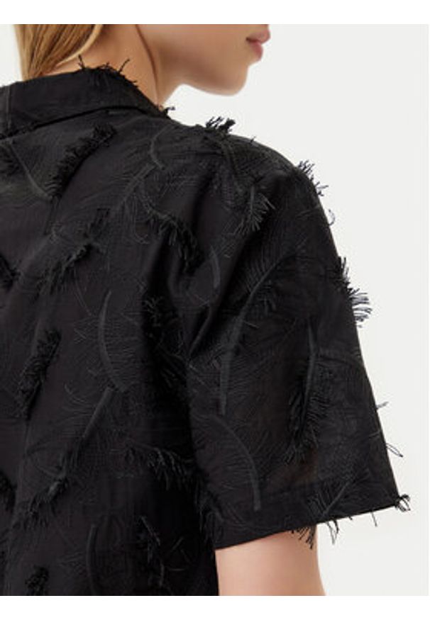 Silvian Heach Koszula Serema GPP25332CA Czarny Regular Fit. Kolor: czarny. Materiał: bawełna