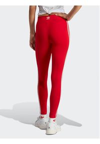 Adidas - adidas Legginsy Adicolor Classics 3-Stripes Leggings IB7382 Czerwony. Kolor: czerwony. Materiał: bawełna #2