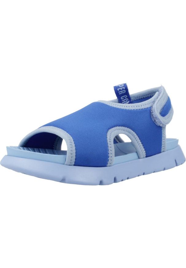 Camper - Sandały CAMPER OLAS SIERRA/MIRASAND Niebieski. Kolor: wielokolorowy, niebieski, zielony. Materiał: tkanina. Sezon: lato