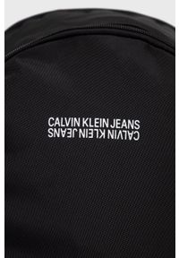 Calvin Klein Jeans Plecak męski kolor czarny duży gładki. Kolor: czarny. Wzór: gładki