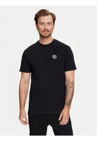 Plein Sport T-Shirt FADC MTK7558 STE003N Czarny Regular Fit. Kolor: czarny. Materiał: bawełna. Styl: sportowy #1