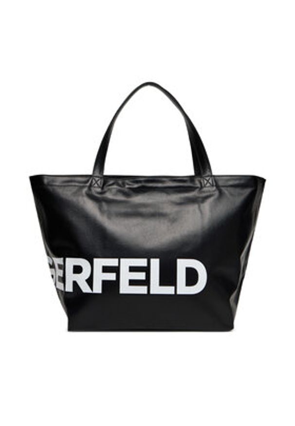 Karl Lagerfeld - KARL LAGERFELD Torebka A3W50029 Czarny. Kolor: czarny. Materiał: skórzane
