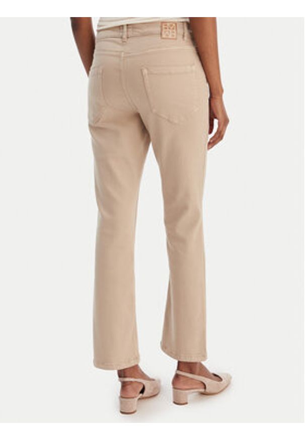 Marella Jeansy Sfinge 2615131261 Beżowy Slim Fit. Kolor: beżowy