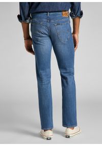 Lee - LEE DAREN ZIP FLY MĘSKIE SPODNIE JEANSOWE JEANSY DŻINSY DARK FREEPORT L707PXGQ 112140688 #5