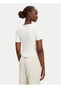 Pinko - PINKO Sweter Falterona Maglia 104625 A2E6 Biały Regular Fit. Kolor: biały. Materiał: syntetyk #3