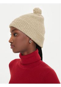 Calvin Klein Czapka Embroidery Airy K60K612586 Beżowy. Kolor: beżowy. Materiał: wełna #5