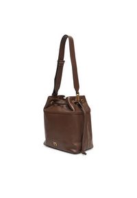 Pinko - PINKO Torebka Secchiello Classic Al 25-26 PLTT 104305 A0QO Brązowy. Kolor: brązowy. Materiał: skórzane