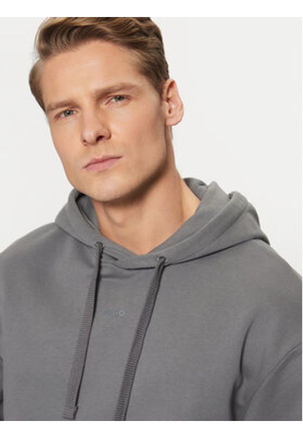 Hugo - HUGO Bluza Dapo 50486478 Szary Relaxed Fit. Kolor: szary. Materiał: bawełna