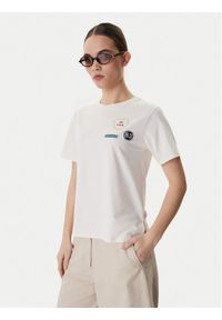 Weekend Max Mara T-Shirt West 2615971041 Écru Regular Fit. Materiał: bawełna #1