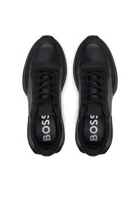 BOSS Sneakersy Jonah 50542125 Czarny. Kolor: czarny. Materiał: skóra