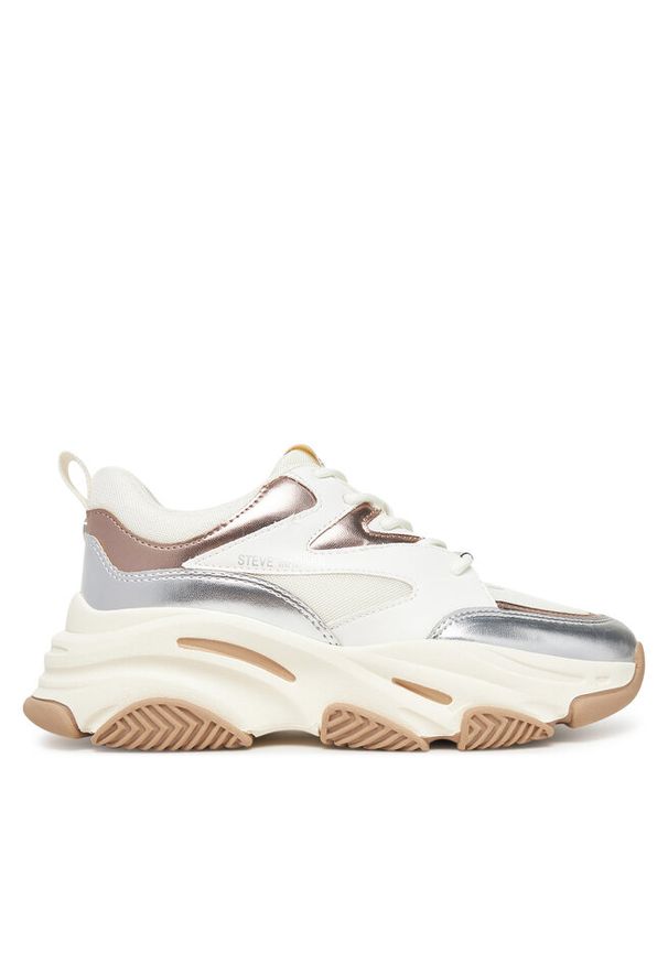 Sneakersy Steve Madden. Kolor: srebrny